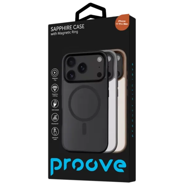 Husă pentru smartphone Apple iPhone 17 Pro Max Proove / MagSafe Back / TPU / Cosmic Orange photo 2