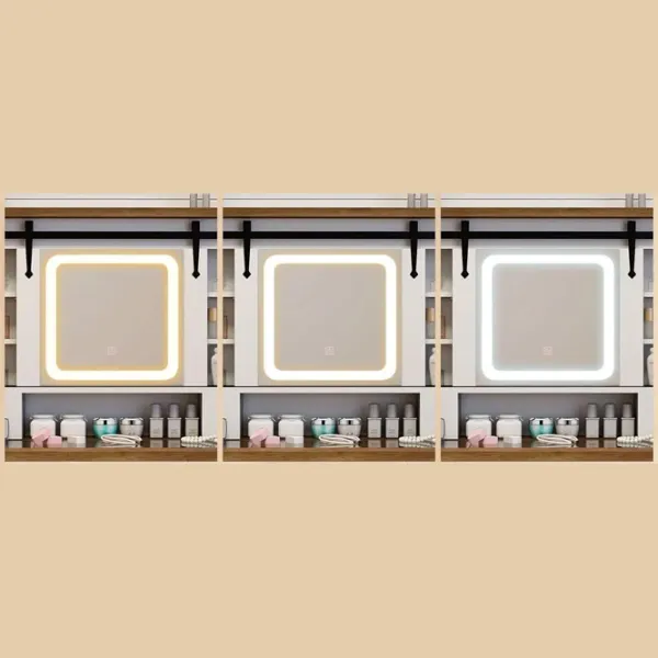 Masă de toaletă Costway HU10924DE-WH+ MDF / White photo 7