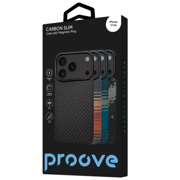 Husă pentru smartphone Apple iPhone Air Proove / MagSafe Back / TPU / Onyx Black photo 3