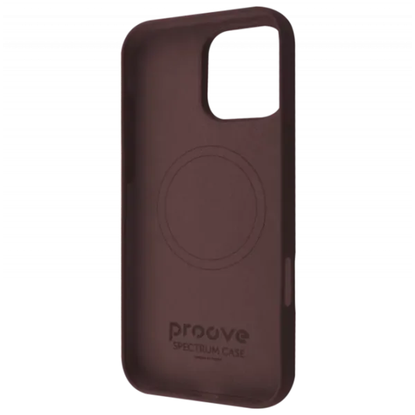 Husă pentru smartphone Apple iPhone 16 Pro Max Proove / MagSafe Back / TPU / Choco Mousse photo 3