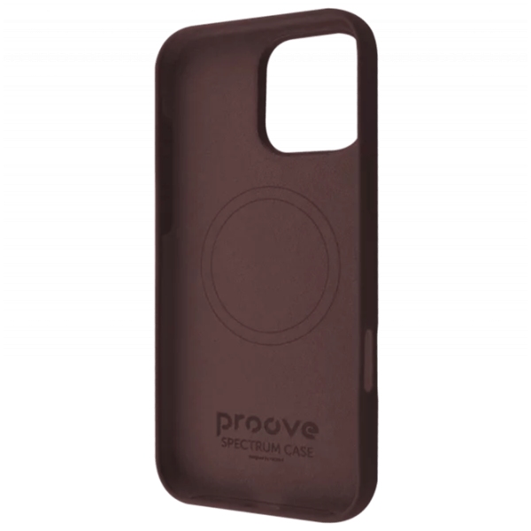 Husă pentru smartphone Apple iPhone 16 Pro Max Proove / MagSafe Back / TPU / Choco Mousse photo 3