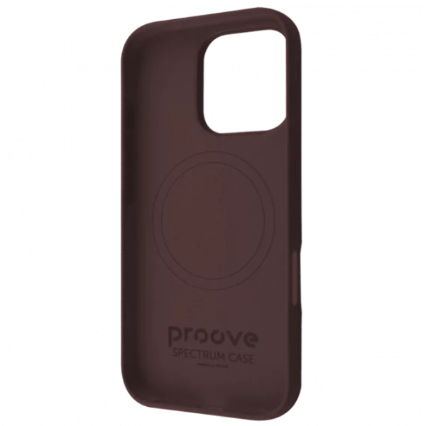 Husă pentru smartphone Apple iPhone 16 Pro Proove / MagSafe Back / TPU / Choco Mousse photo 2