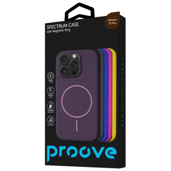 Husă pentru smartphone Apple iPhone 16 Pro Proove / MagSafe Back / TPU / Choco Mousse photo 3