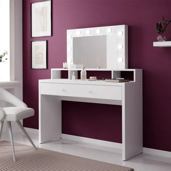 Туалетный столик Helvetia Aria Nr.49 ЛДСП / White photo 4