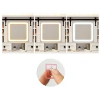 Masă de toaletă Costway HU10928DE-WH+ MDF / White photo 2