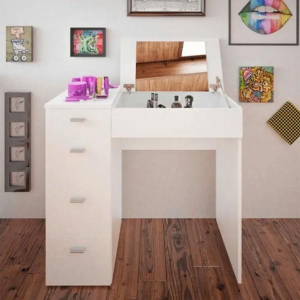 Masă de toaletă Mobhaus Belina PAL / White photo 2