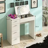Masă de toaletă Mobhaus Belina PAL / White photo 3