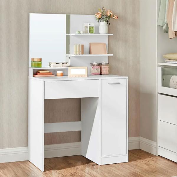Masă de toaletă Vasagle RDT119W01 DSP / White photo 2