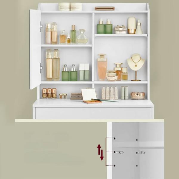 Masă de toaletă Vasagle RDT118W01 DSP / White photo 4