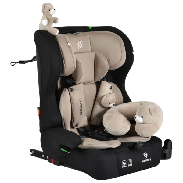 Scaun auto Moni Security  1 an - 12 ani / 36 kg / Beige photo 1