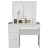 Туалетный столик TopEshop Marina Left ЛДСП / White photo 2