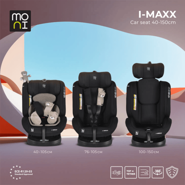 Scaun auto Moni i-Maxx  0 luni - 12 ani / 36 kg / Beige photo 2
