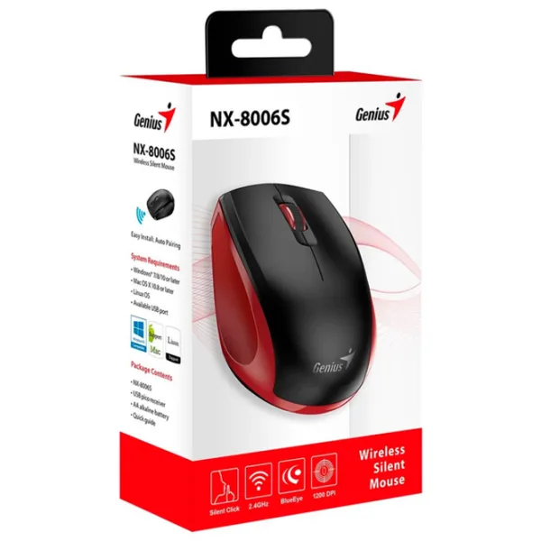 Mouse Genius NX-8006S Black photo 3