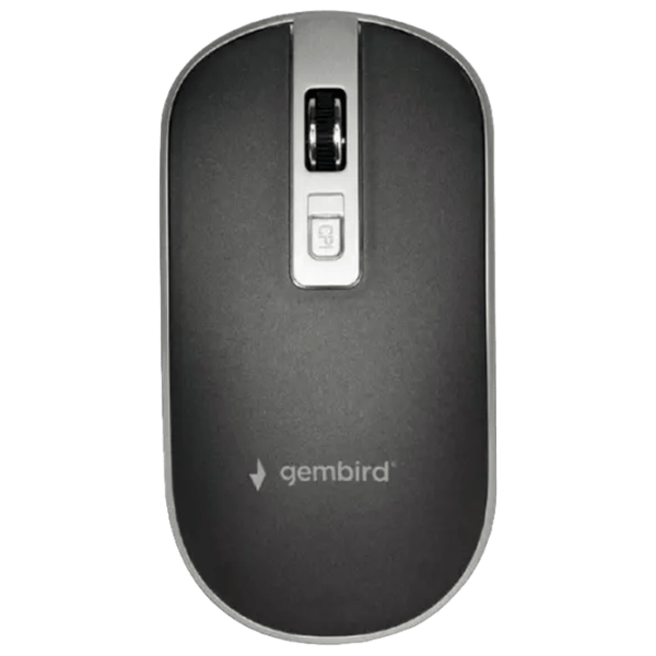Mouse Gembird MUSW-4B-06-BS Black photo 1