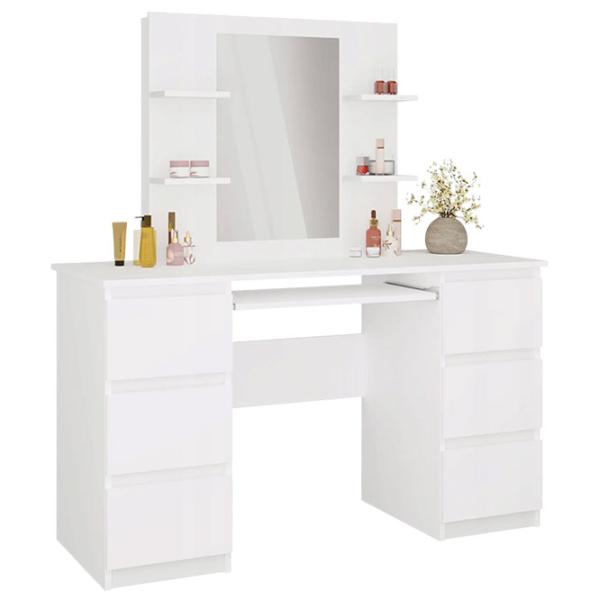 Masă de toaletă TopEshop Marina 4P + Kuba PAL / White photo 1