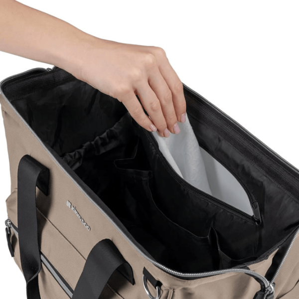 Geantă de călătorie pentru cărucior Kikka Boo Maxi 2025 Poliester / Beige photo 4