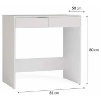 Туалетный столик TopEshop Marina 2S ЛДСП / White photo 6