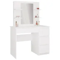 Masă de toaletă TopEshop Marina 4P Mijas Right PAL / White