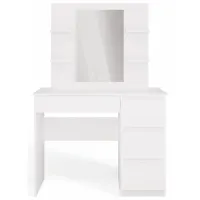 Туалетный столик TopEshop Marina 4P Mijas Right ЛДСП / White photo 2