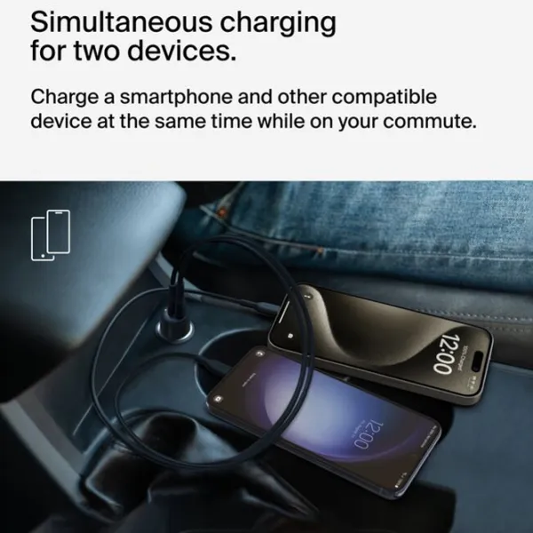 Автомобильное зарядное устройство Belkin Boost Charge  / Черный photo 4