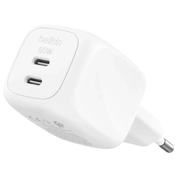 Сетевое зарядное устройство Belkin WCH019kqWH  / Белый photo 1