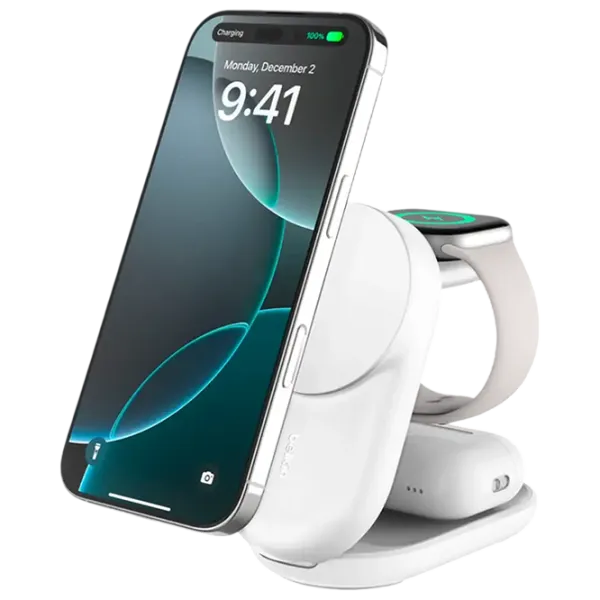 Беспроводная зарядка Belkin Qi2  / Белый photo 1