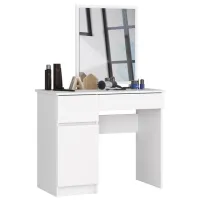 Туалетный столик Akord P-2/SL Left ЛДСП / White
