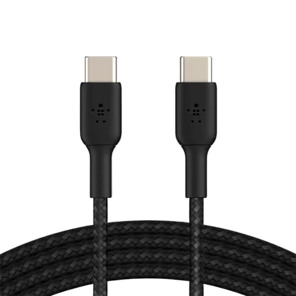 Кабель для телефона Braid Belkin USB Type-C + USB Type-C 1 м / Черный photo 1
