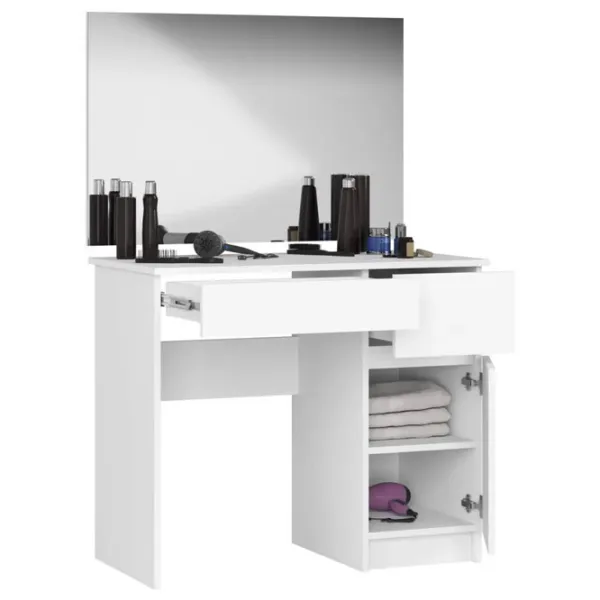 Masă de toaletă Akord P-2/SL Right PAL / White photo 2