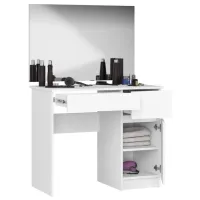 Туалетный столик Akord P-2/SL Right ЛДСП / White photo 2