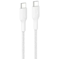 Кабель для телефона Braid Belkin USB Type-C + USB Type-C 2 м / Белый