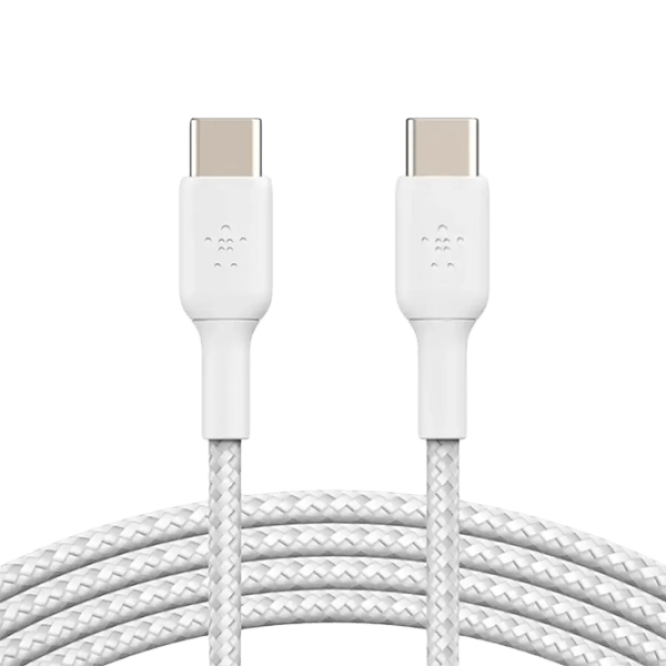 Кабель для телефона Braid Belkin USB Type-C + USB Type-C 1 м / Белый photo 1