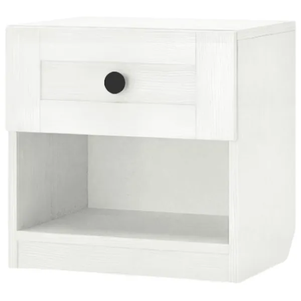 Noptiere Fabrik Home Mezzo 2 45 x 45 x 35 / PAL / Frasin alb photo 1