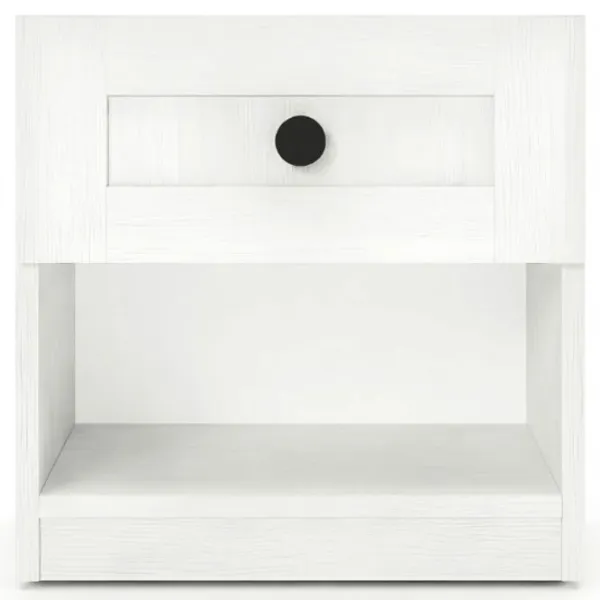 Noptiere Fabrik Home Mezzo 2 45 x 45 x 35 / PAL / Frasin alb photo 2