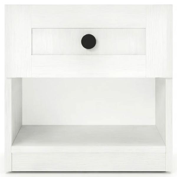 Noptiere Fabrik Home Mezzo 2 45 x 45 x 35 / PAL / Frasin alb photo 2