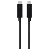 Кабель для телефона Dual Type-C Belkin USB Type-C + USB Type-C 2 м / Черный
