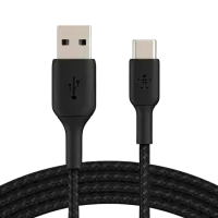 Кабель для телефона CAB001BT1MBK Belkin USB Type-A + USB Type-C 1 м / Черный