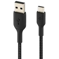 Кабель для телефона CAB001BT1MBK Belkin USB Type-A + USB Type-C 1 м / Черный photo 2