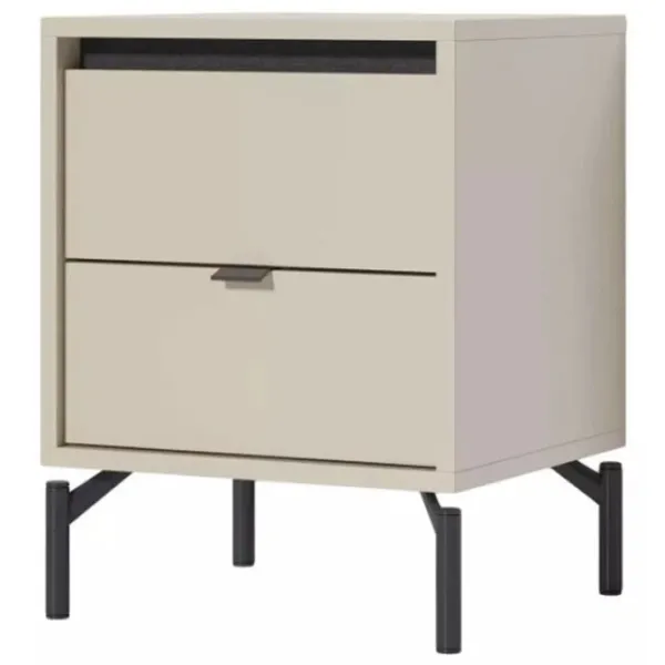 Noptiere Fabrik Home Marshal 55 x 42 x 30.4 / PAL / Cashmere photo 1