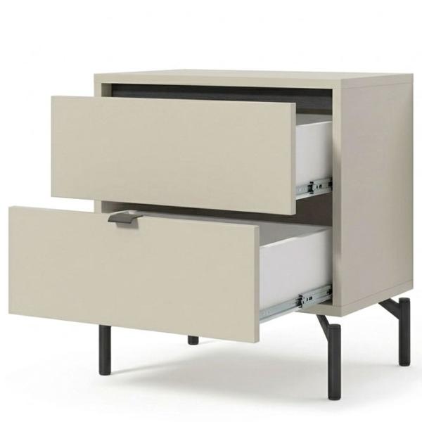 Noptiere Fabrik Home Marshal 55 x 42 x 30.4 / PAL / Cashmere photo 2