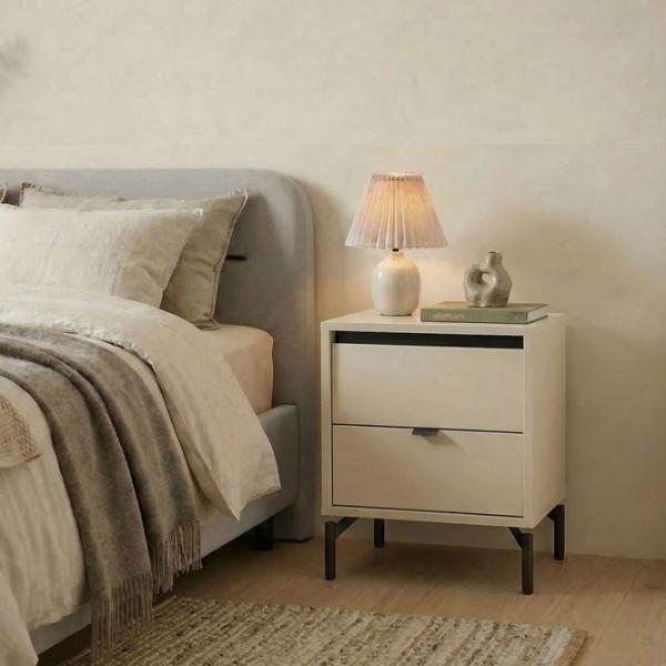 Noptiere Fabrik Home Marshal 55 x 42 x 30.4 / PAL / Cashmere photo 4