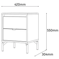 Тумбочки Fabrik Home Marshal 55 x 42 x 30.4см / ЛДСП / Кашемир photo 5