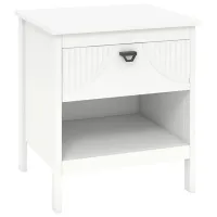 Noptiere Costway JV11403WH 50 x 45 x 40 / MDF / White