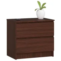 Тумбочки Akord K60 2SZ 54.8 x 60.4 x 40см / ЛДСП / Венге