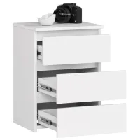 Тумбочки Akord CL3 40 56.8 x 40 x 35см / ЛДСП / White photo 2