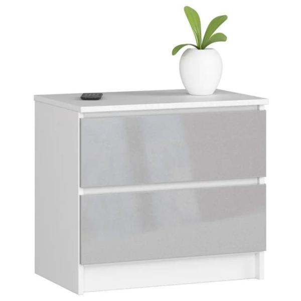 Noptiere Akord K60 2SZ 54.8 x 60.4 x 40 / PAL / White photo 1