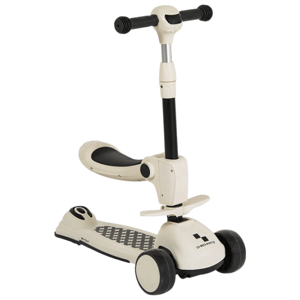 Trotinetă pentru copii cu trei roți Moni Checkmate MT.233430 50 kg/ White photo 1