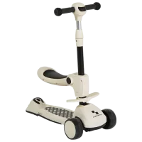 Trotinetă pentru copii cu trei roți Moni Checkmate MT.233430 50 kg/ White