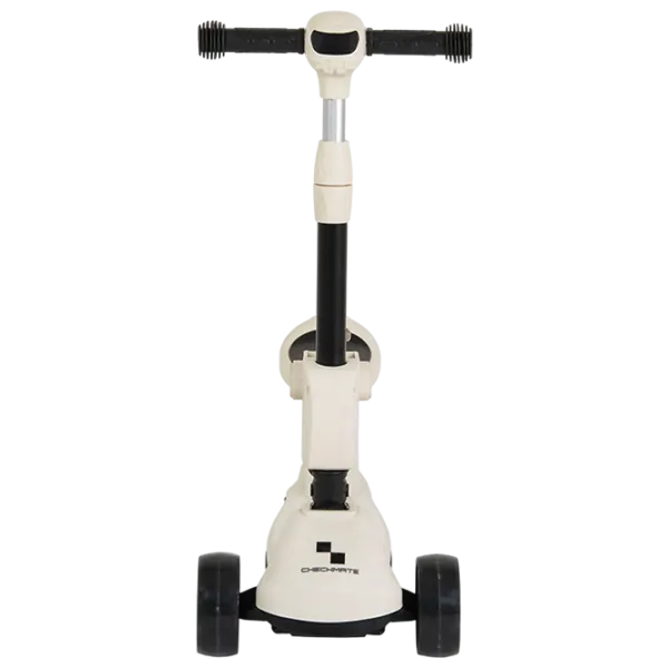 Trotinetă pentru copii cu trei roți Moni Checkmate MT.233430 50 kg/ White photo 3