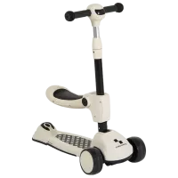 Детский трёхколёсный самокат Moni Checkmate MT.233430 50 кг/ Белый photo 4